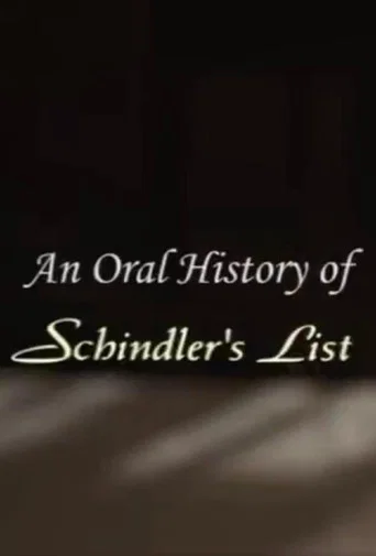 An Oral History of: Schindler's List